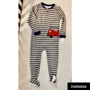 Carters zippered pajamas with footies.NWT
